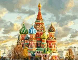 paint by numbers | St. Petersburg Church | cities easy | FiguredArt