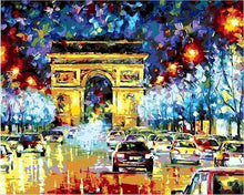 Load image into Gallery viewer, paint by numbers | Street near Arc de Triomphe in Paris | advanced cities famous paintings | FiguredArt