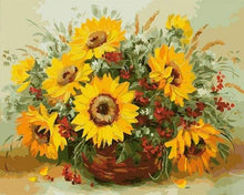 Load image into Gallery viewer, paint by numbers | Sunflowers and Flowers | flowers intermediate | FiguredArt