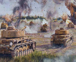 paint by numbers | Tank war | advanced landscapes new arrivals | FiguredArt