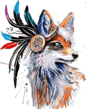 Load image into Gallery viewer, paint by numbers | Tribal Fox | animals easy foxes | FiguredArt