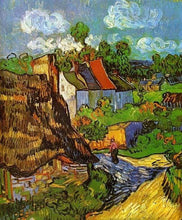Load image into Gallery viewer, paint by numbers | Van Gogh Houses in Auvers | advanced famous paintings landscapes van gogh | FiguredArt
