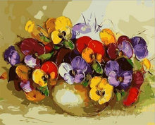 Load image into Gallery viewer, paint by numbers | Vase with Multicolor Flowers | easy flowers | FiguredArt