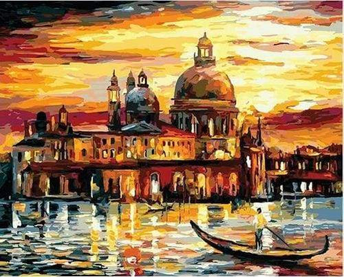 paint by numbers | Venice landscape | cities intermediate | FiguredArt