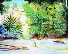 Load image into Gallery viewer, paint by numbers | View from the Tropical Forest | forest intermediate landscapes new arrivals | FiguredArt