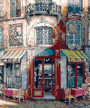 Load image into Gallery viewer, paint by numbers | Vintage Bistro | advanced cities | FiguredArt