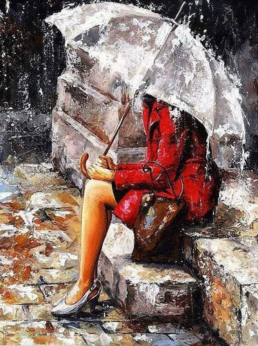 paint by numbers | Waiting on the rain | advanced romance | FiguredArt