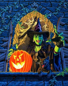 paint by numbers | Witch in Halloween | advanced halloween new arrivals | FiguredArt