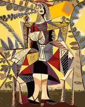 Load image into Gallery viewer, paint by numbers | Woman Sitting on a Chair | famous paintings intermediate new arrivals picasso | FiguredArt