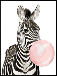 paint by numbers | Zebra Bubble | animals easy zebras | FiguredArt